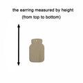 10pcs Multiple Size Unfinished Wooden Blanks Rustic Mason Jar Cutout Shape Dangle Earring For Jewelry Supplier