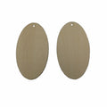 10pcs All Size DIY Unfinished Laser Cut Wood Earrings Blanks Geometric Oval Shape For Jewelry Making Accessories