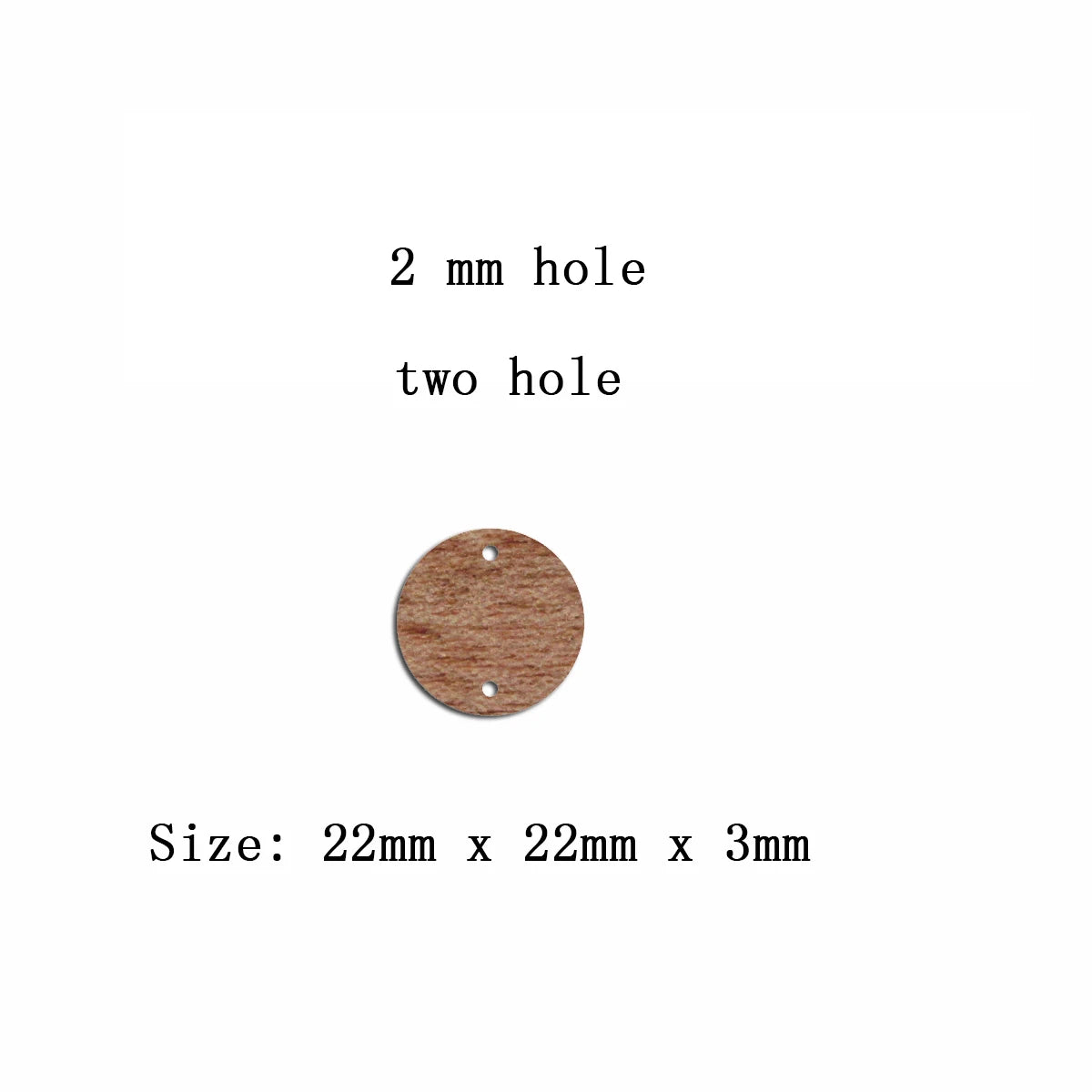 6pcs Unfinished Blank Wooden Geometric Circle Round Earring Connector Pendant for Jewelry Making DIY Crafting
