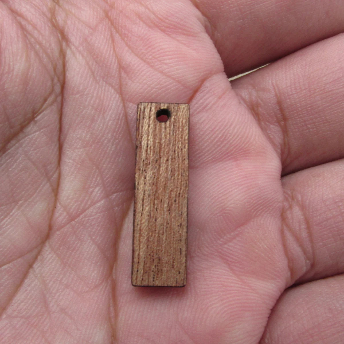 6 Pcs Unfinished Blank Wooden Thin Arch Rectangle Wood Connector Shape Cutout For Necklace Earring Pendant DIY Making Jewelry