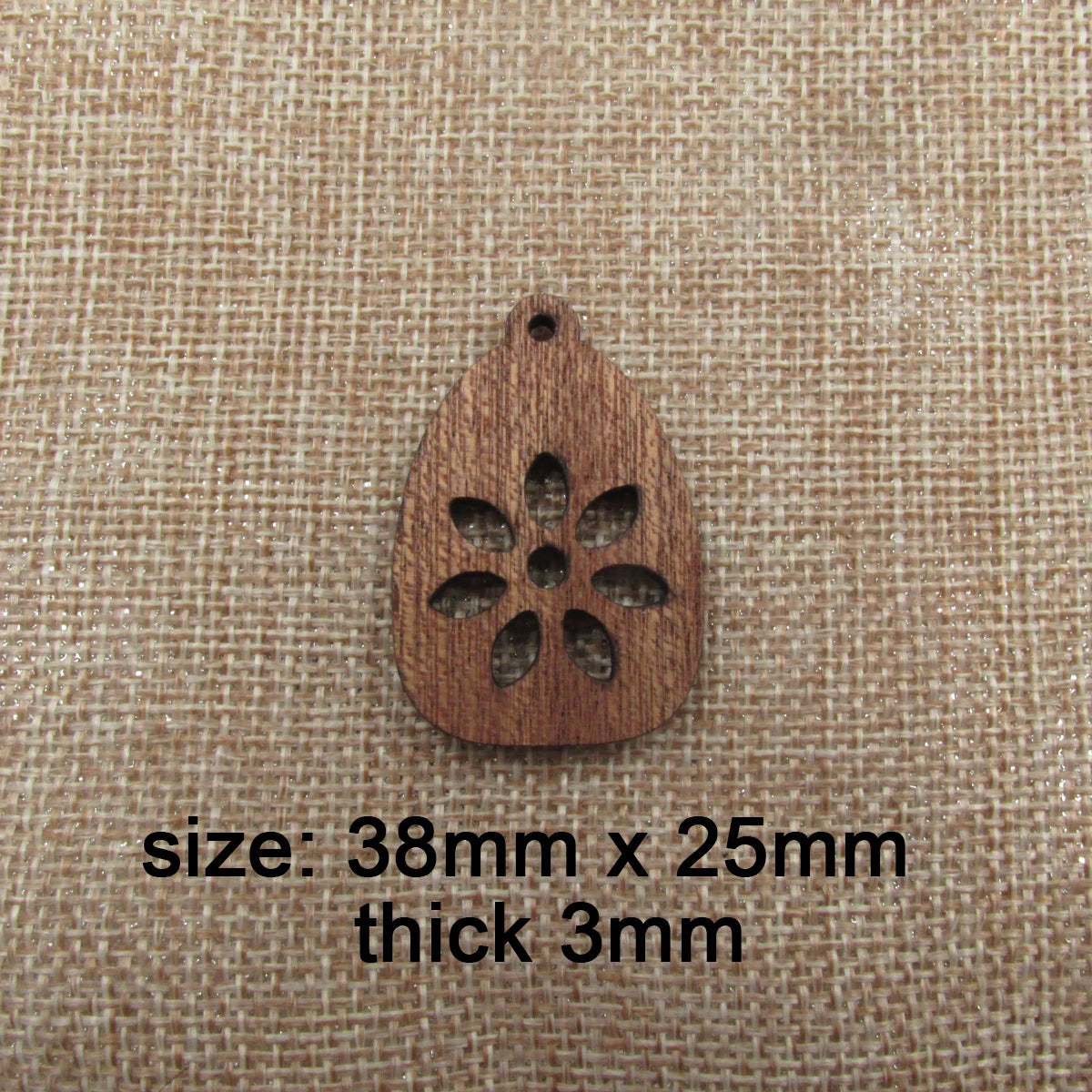 6pcs Unfinished Wood Leaf Charms Necklace Pendant Bracelet For Jewelry Making Handmade Crafts diy Supplies