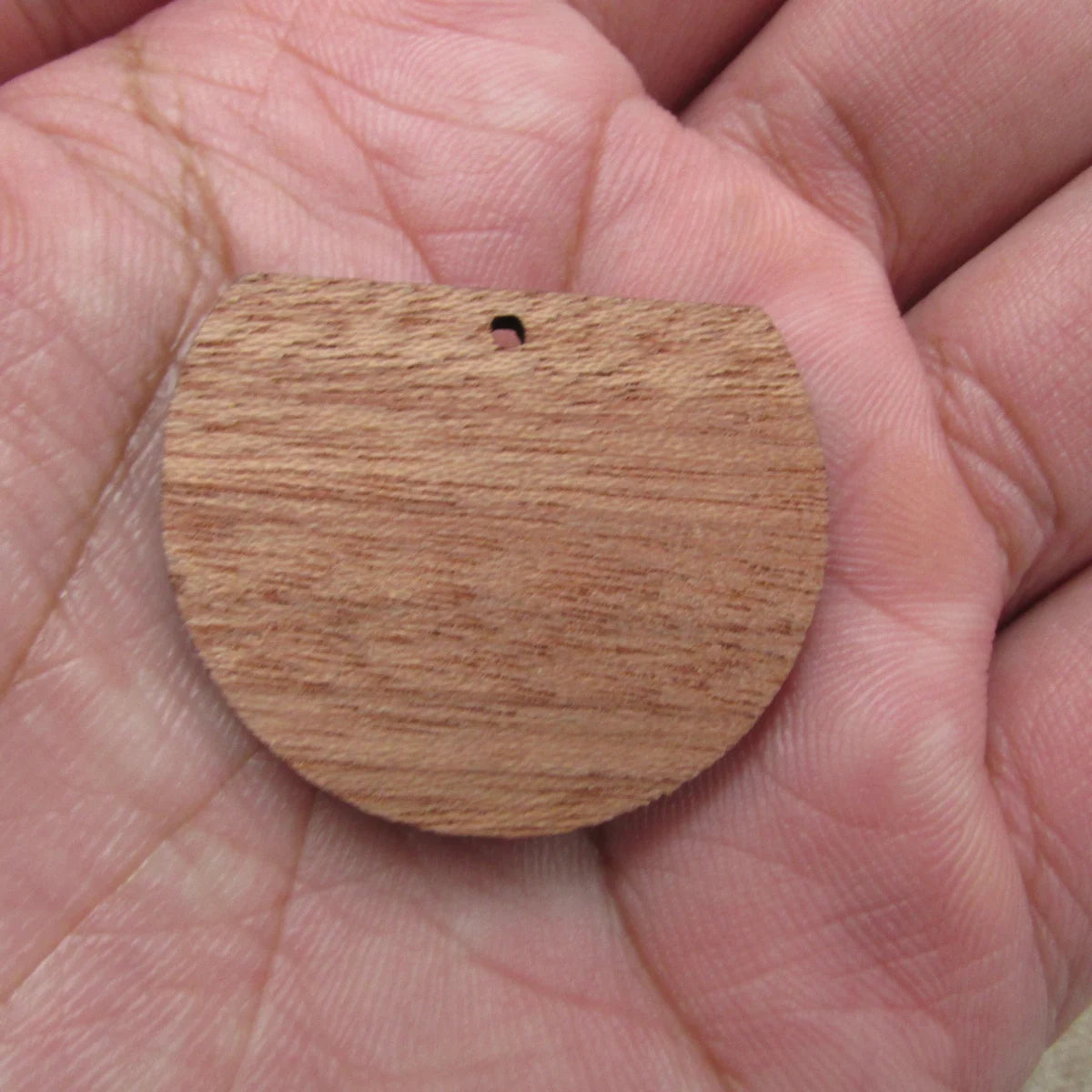 6pcs Unfinished Blank Wooden Half Circle Large Semicircle Wood Shape Cutout Connector For  DIY Necklace Earring Making Jewelry