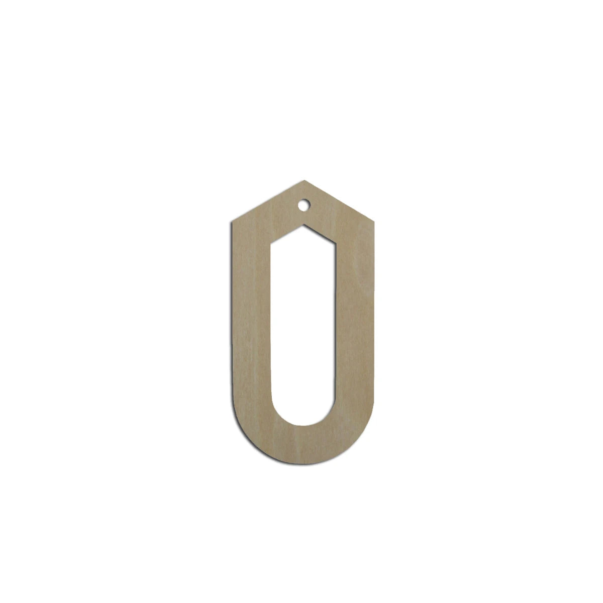 10pcs Laser Cut Unfinished Blank Wood Geometric Long Hexagon Cutout Shape Earring Pendant Jewelry Charm Finding