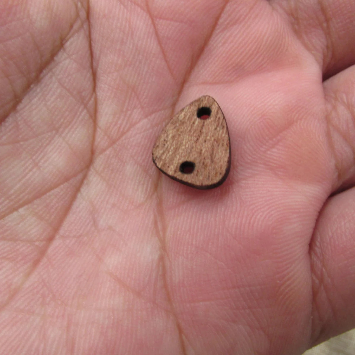 6 Pcs Unfinished Blank Wooden Raindrop Water Drop Wood Connector Shape Cutout For Necklace Earring Pendant DIY Making Jewelry