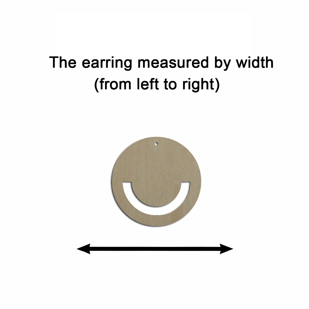 10pcs Unfinished Wood Blanks Geometric Circle Shape Macrame Earring Part Findings Pendant Charm For DIY Jewelry Making