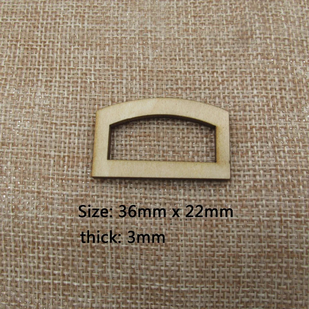 10pcs Unfinished Blank Half Circle Window Fairy Church Shape Wooden Fairy Windows Door House Accessories For DIY Craft