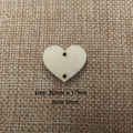 10 Pcs Unfinished Blank Wooden Heart Shape Cutout Plywood Connector Jewelry Finding Supplies