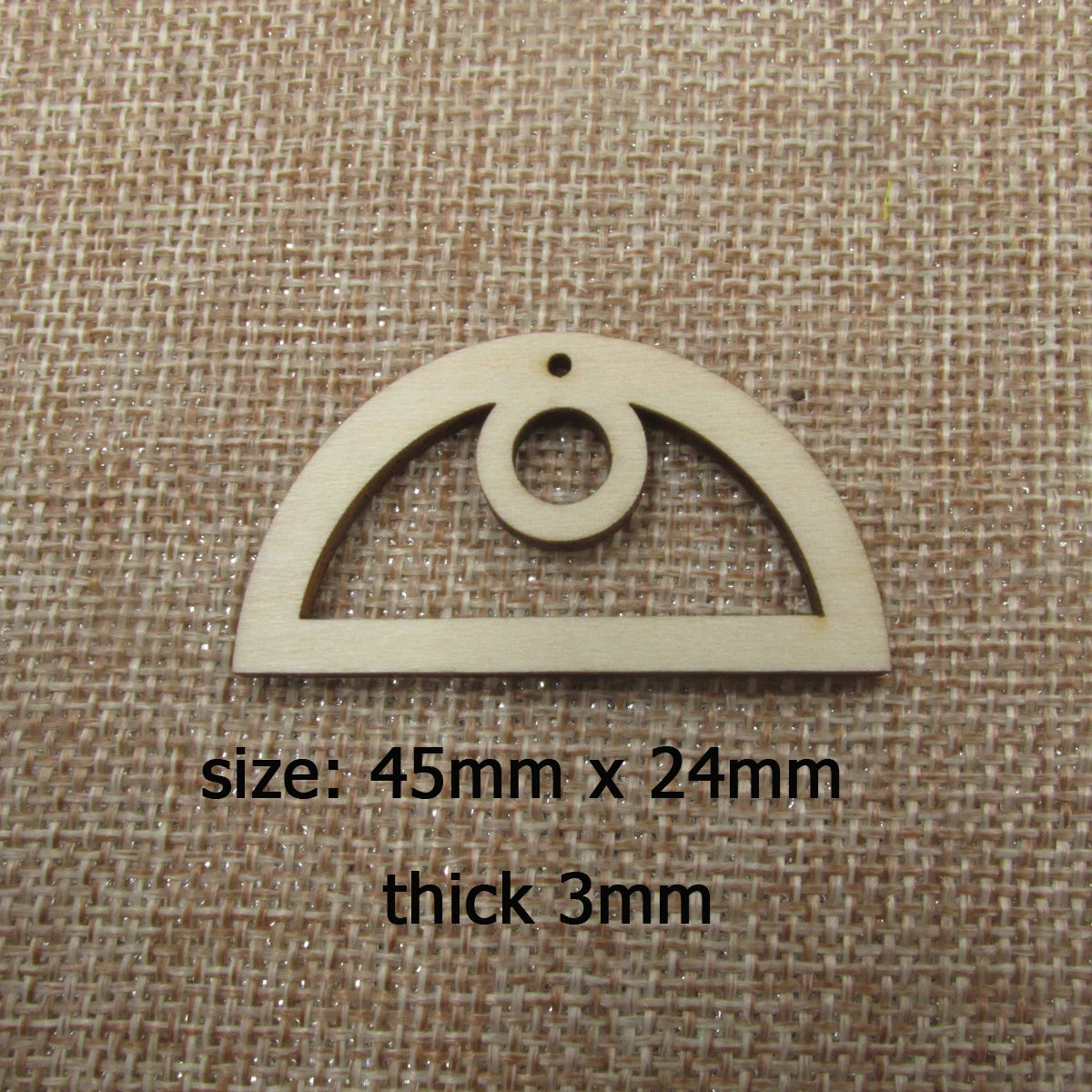 10pcs Unfinished Wood Macrames Rainbow Shape Cutouts Wooden Macrame For DIY Earrings Findings Jewelry