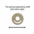 10pcs Unfinished Wood Blank Geometric Circle Shape Macrame Earring Part Findings Wholesale For DIY Jewelry Making