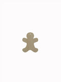 10pcs Bulk Unfinished Wooden Blank Holiday Christmas Gingerbread Man Boy  And Girl Cutout Shape For Wood Dangle Earring