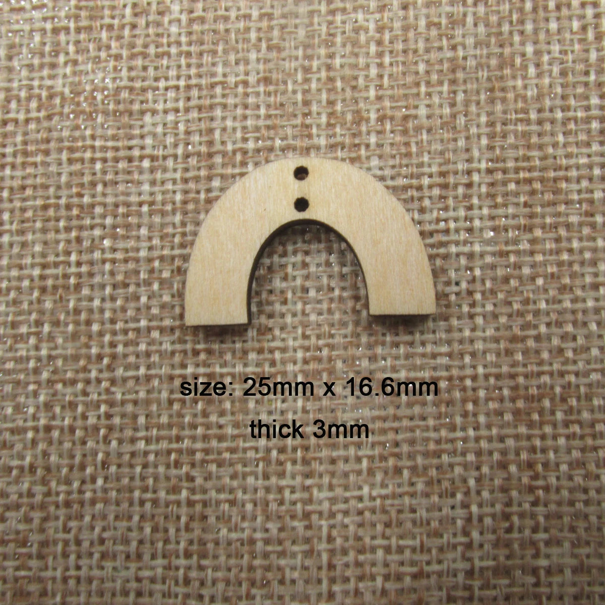 10 Pcs Unfinished Blank Wooden Windows Arch Shape Cutout Plywood Connector Jewelry Earrings Finding Supplies