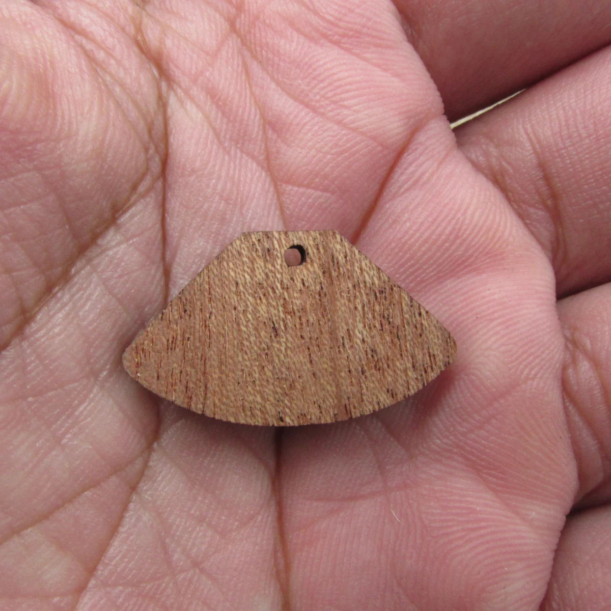 6pcs Unfinished Blank Wooden Circular Sector Fan Wood Shape Cutout Connector For  DIY Necklace Earring Making Jewelry