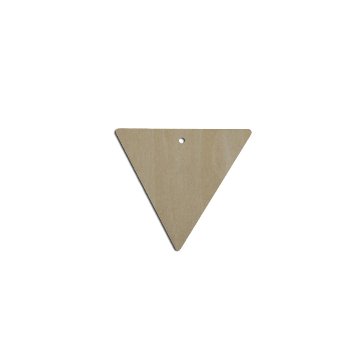 10pcs Laser Cut Unfinished Blank Wood Geometric Trigon Trilateral Cutout Shape Earring Pendant Jewelry Charm Finding