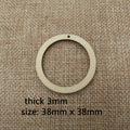 10pcs Unfinished Wood Blanks Macrame Half  Sun Semi Circle Round Peace Shape Wooden Macrame For DIY Earrings Findings Jewelry