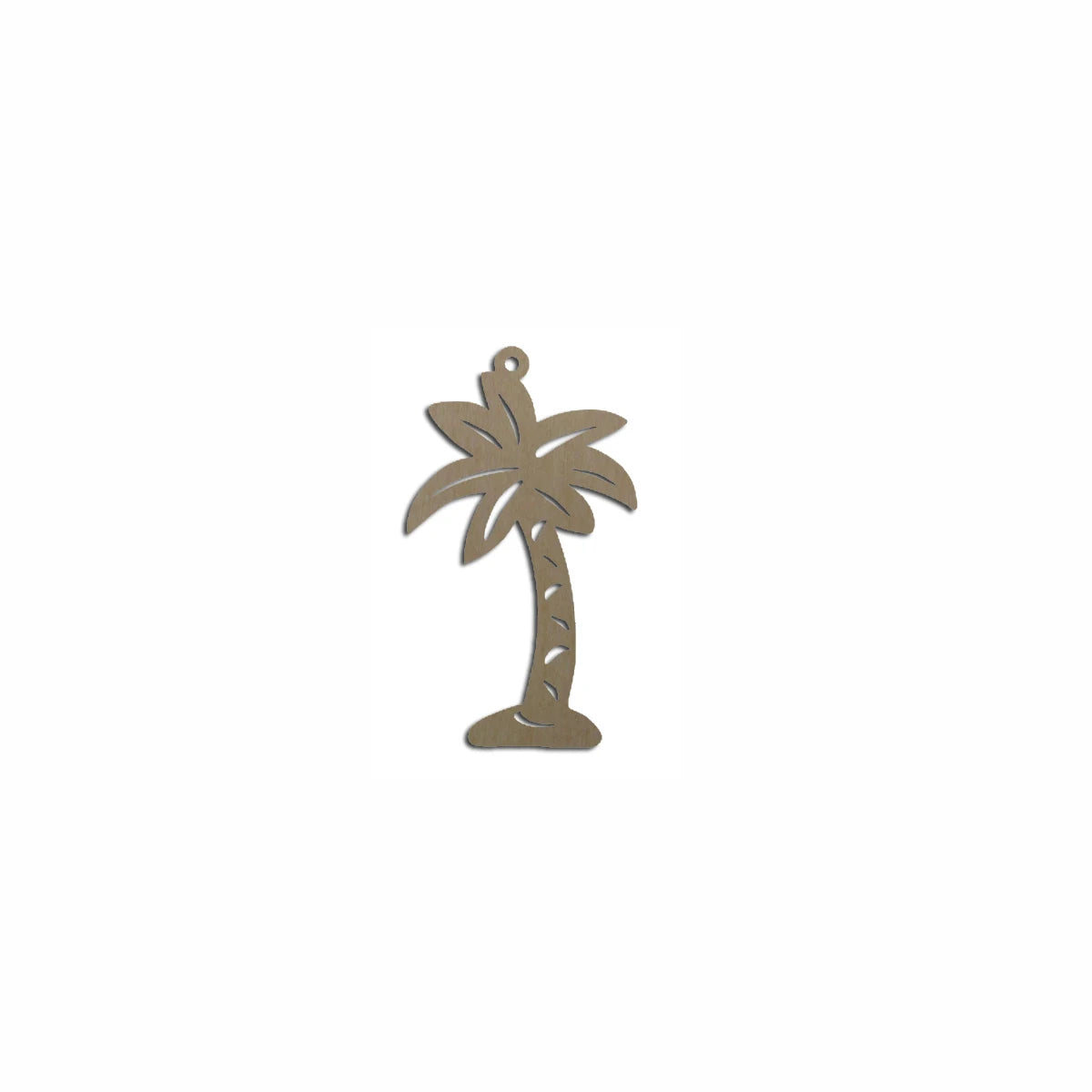 10pcs Unfinished Blank Wood Tropical Jewelry Palm Tree Cutout Shape For Women Summer Earring Finding