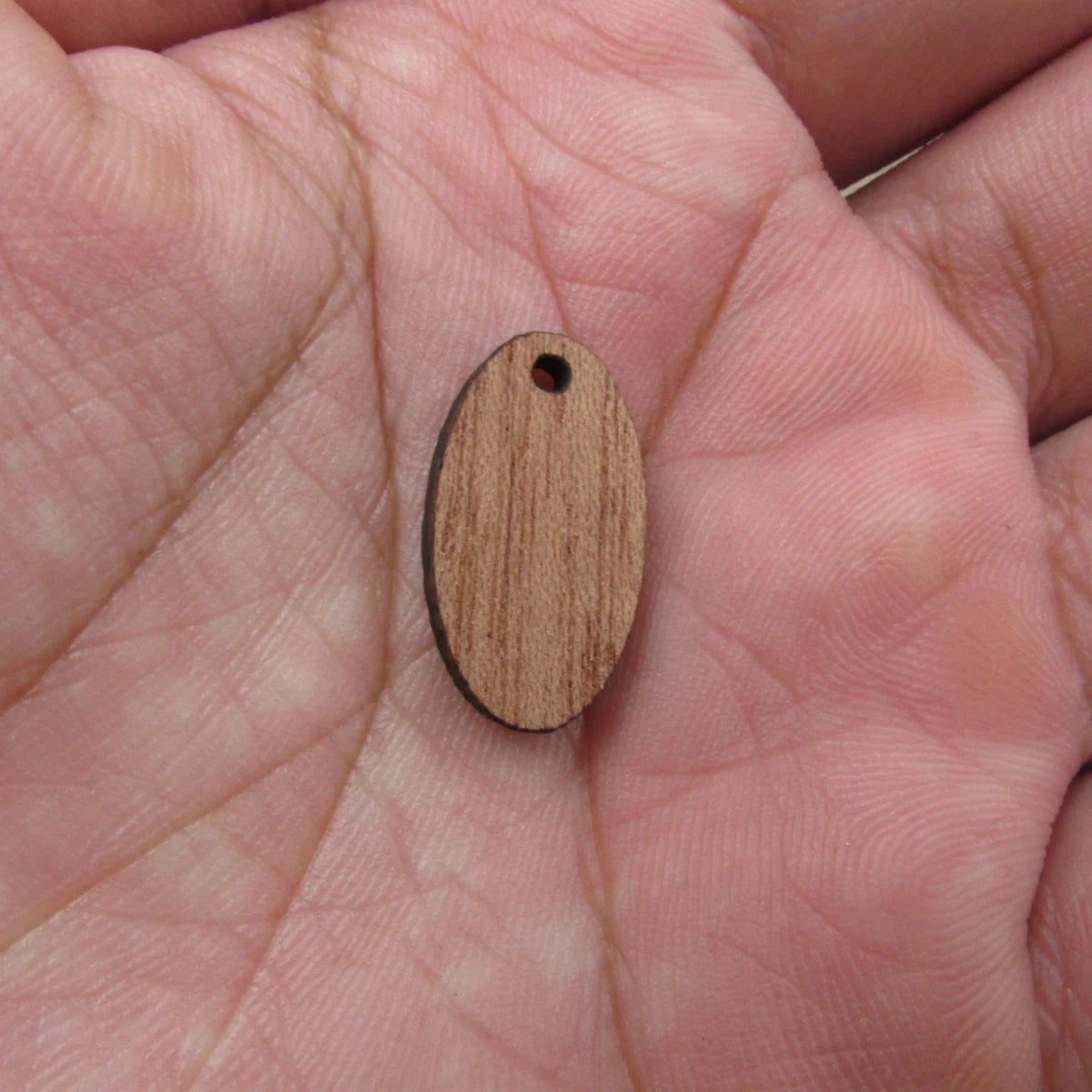 6 Pcs Unfinished Blank Wooden Oval Rectangle Olive Shape Cutout Wood Connector For Necklace Earring Pendant  DIY Making Jewelry