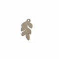 10pcs Unfinished Wooden Blank Oak Leaf Charms Pendant Necklace Cutout Shape For Women Jewelry Accessories