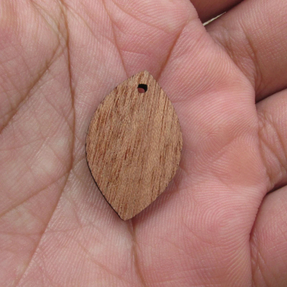 6 Pcs Unfinished Blank Wooden Oval Rectangle Olive Shape Cutout Wood Connector For Necklace Earring Pendant  DIY Making Jewelry