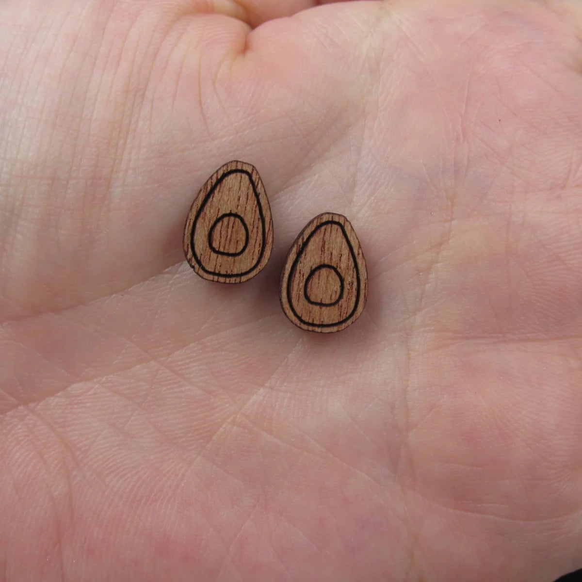 5 Pair Unfinished Blank Foods Wooden Fruits Pear Strawberry Grape Cabochon Wood Shape Cutouts For DIY Craft Earring Stud