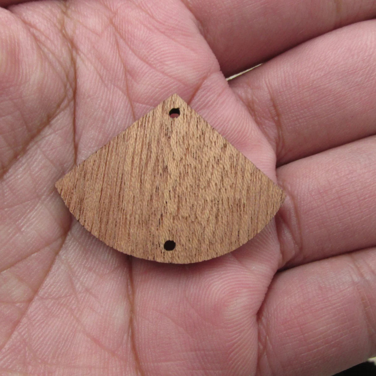 6pcs Unfinished Blank Wooden Circular Sector Fan Wood Shape Cutout Connector For  DIY Necklace Earring Making Jewelry