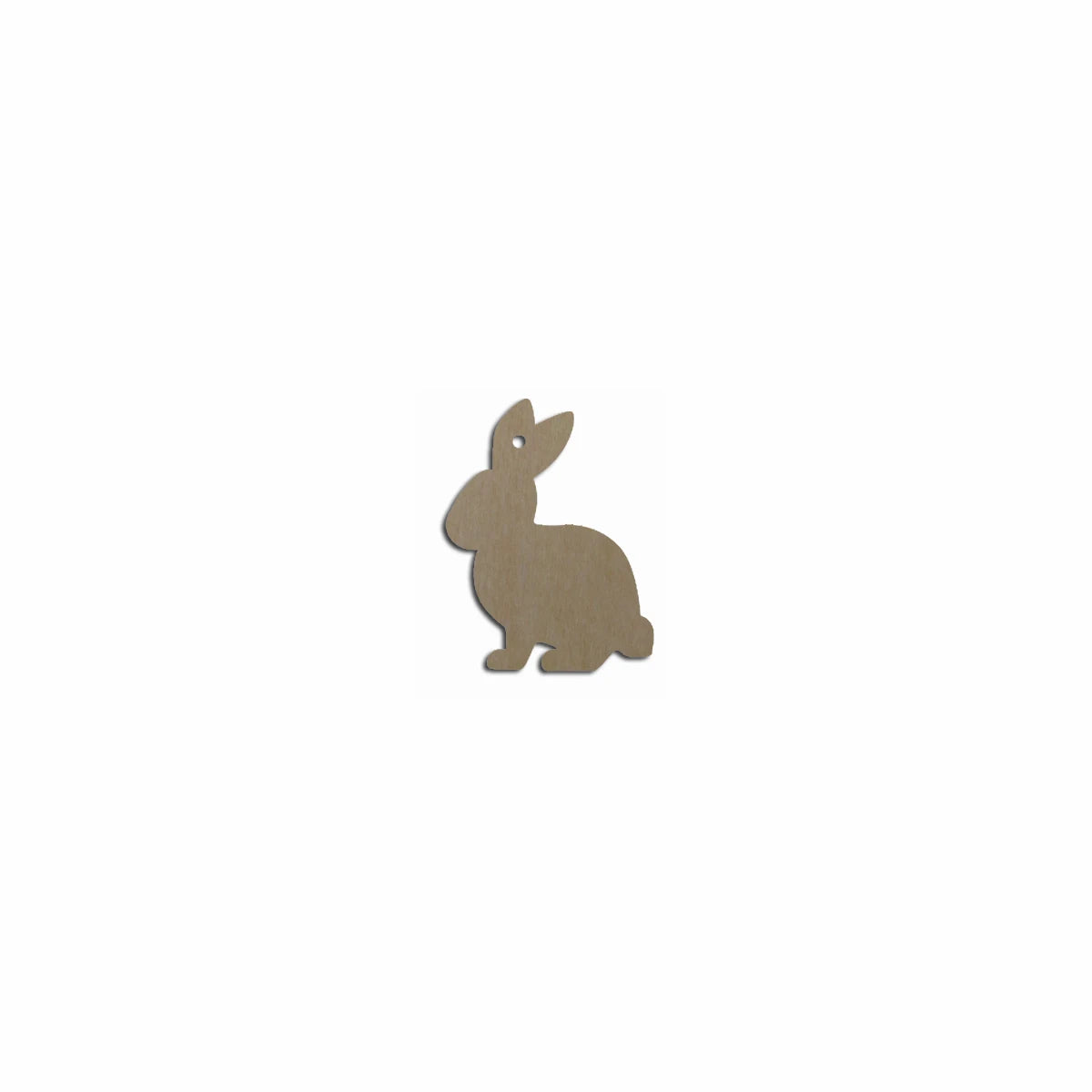 10pcs Unfinished Blank Wood Easter Rabbit Bunny Charm Pendant Necklace Cutout Shape Jewelry Finding For Women Earrings