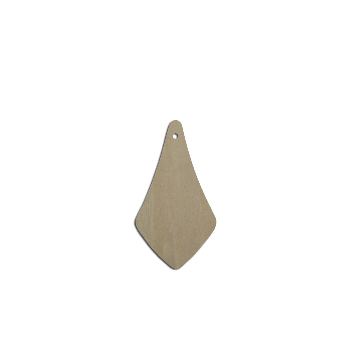 10pcs Unfinished Blank Wood Small Tie Leaf Thin Teardrop Cutout Shape Earring Pendant Jewelry Charm Finding