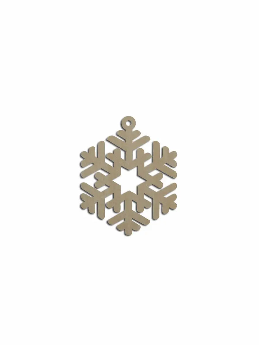 Bulk Unfinished Wooden Blank Christmas Snowflake Cutout Shape For Hanging Dangle Earring Wood Jewelry Accessories