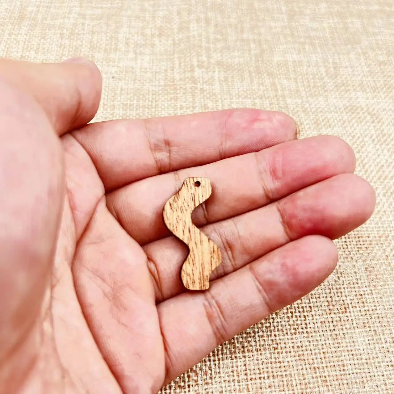 6pcs Unfinished Wood Wave Connector Sea Charms Ocean Beach Earring Pendants For Jewelry Making DIY Handmade Crafte