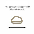 10pcs Unfinished Wood Blank Cloud Cutout Shape Macrame Earring Pendant Charms For DIY Jewelry Making
