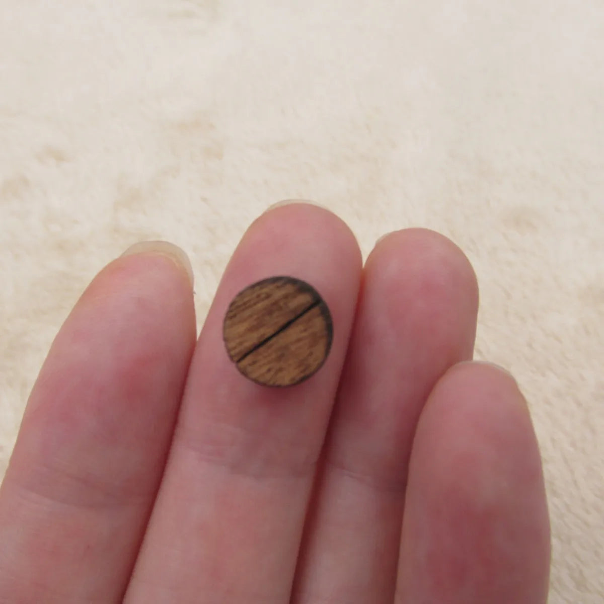 Geometric Round Circle WOOD CUT Earrings Studs For Custom Made Hand Painted Earring Jewerly  supplier