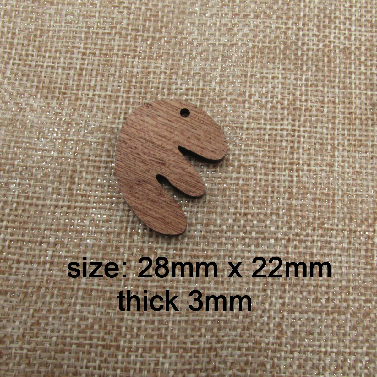 6pcs Unfinished Wooden Part of Leaf Accessory Charms Necklace Pendant Bracelet For Jewelry Making Handmade Crafts diy Supplies