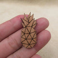 Unfinished Wood Charms Plants Pineapple Monstera Pendant Fruit Cactus Strawberry Watermelon Jewerly Accessory For DIY Protect