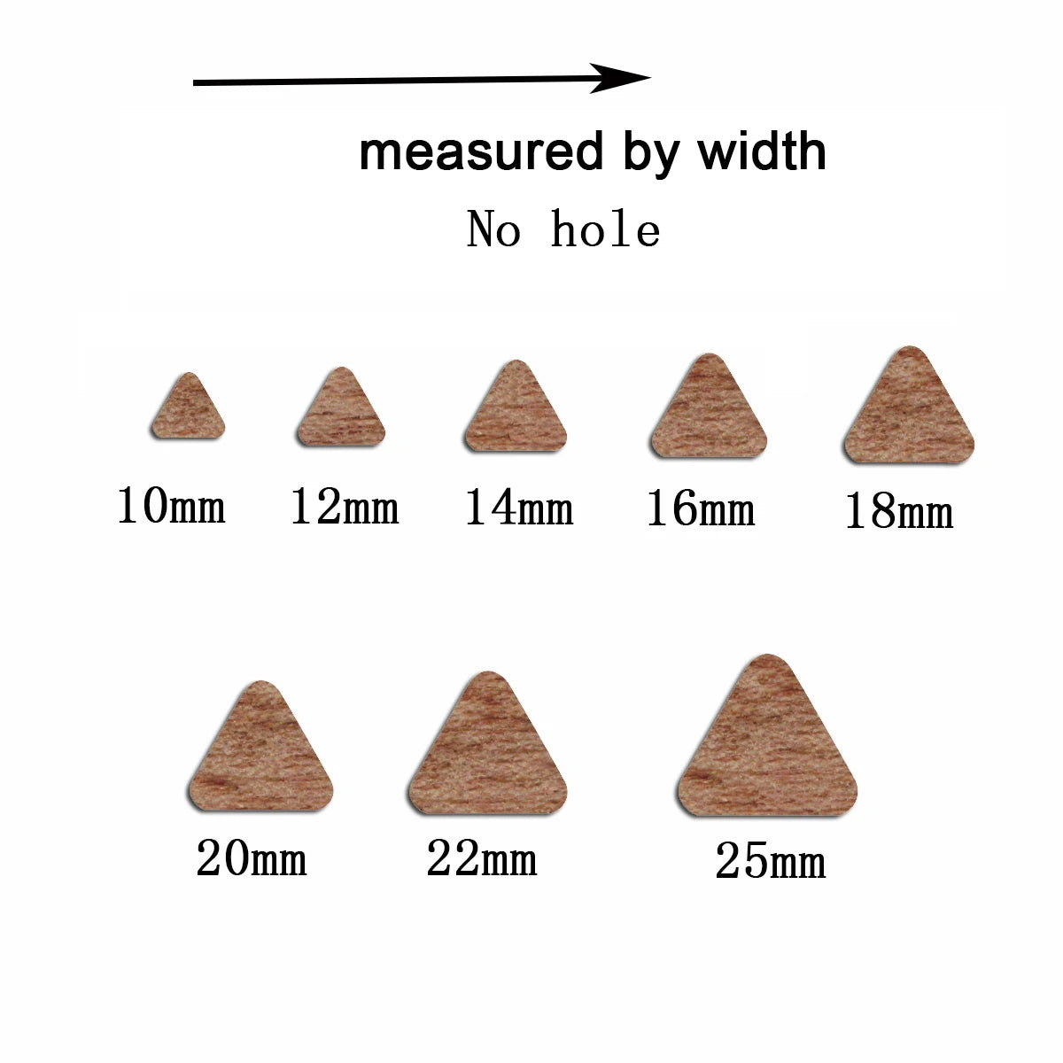 6pcs Unfinished Blank Wooden Geometric Triangle No Hole Earring Connector Pendant for Jewelry Making DIY Crafting