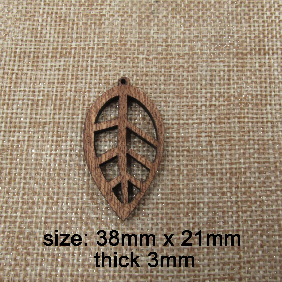 6pcs Unfinished Wooden Leaves Charms Necklace Leaf Pendant Bracelet Jewelry Making Handmade Crafts diy Supplies