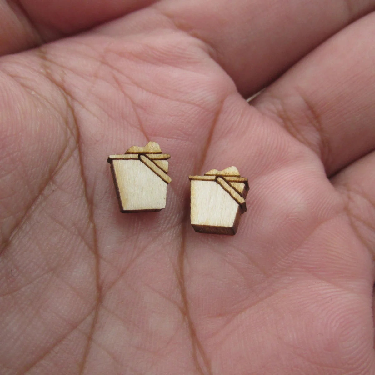 5Pair Unfinished Blank Wood Summer Sand Pail and Shovel Cabochon Beach Sandcastle Post Flip Flop Earrings Stud Jewerly Findings