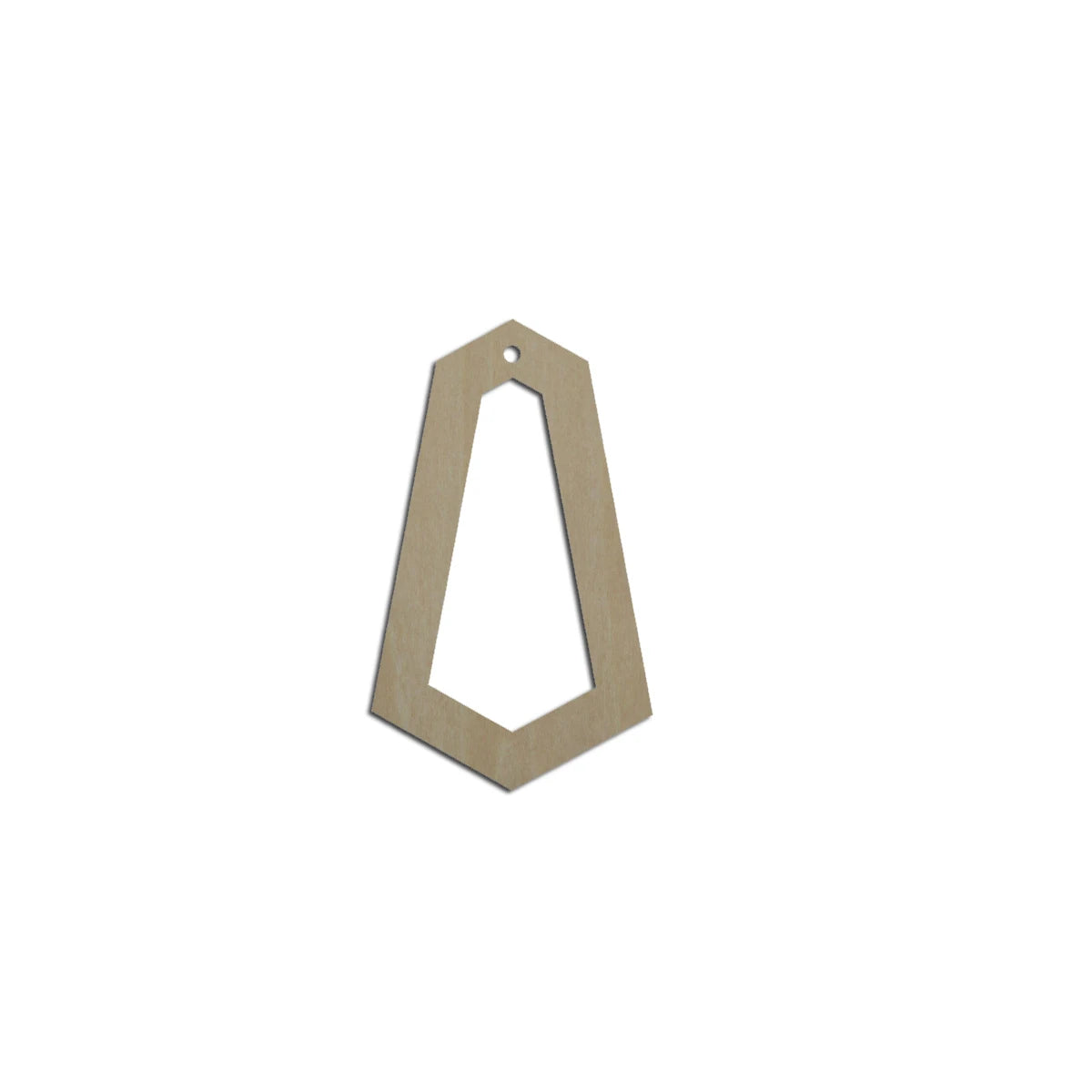 10pcs Laser Cut Unfinished Blank Wood Geometric Hollow Anomaly Cutout Shape Earring Pendant Jewelry Charm Finding