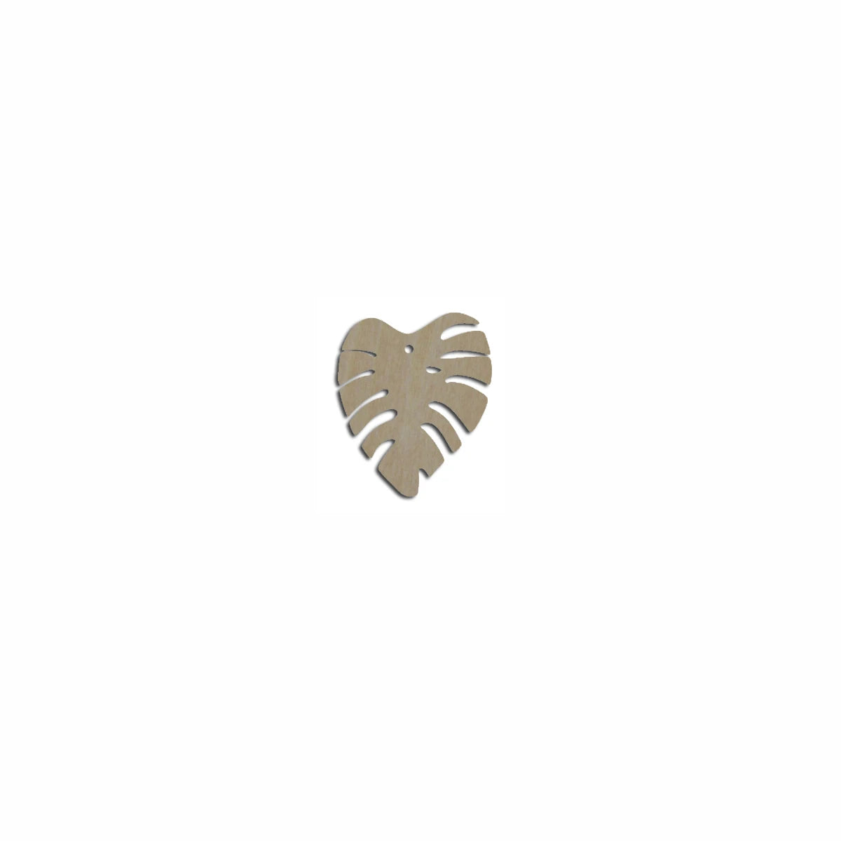 10pcs Unfinished Blank Wood Monstera Leaf Charm Bracelet Pendant Cutout Shape For Women  Jewelry Earring Finding