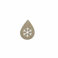 Bulk Unfinished Wooden Blank Christmas Snowflake Cutout Shape For Hanging Dangle Earring Wood Jewelry Accessories