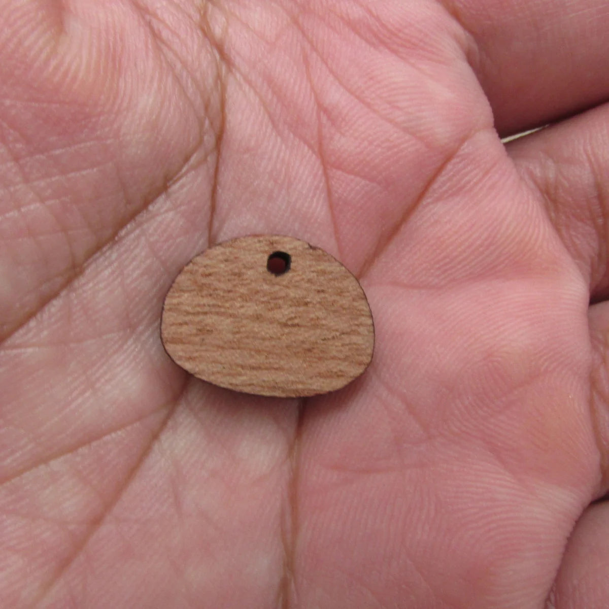 6 Pcs Unfinished Blank Wooden Classics Stone Wood Shape Cutout Necklace Earring Pendant Connector For  DIY Making Jewelry