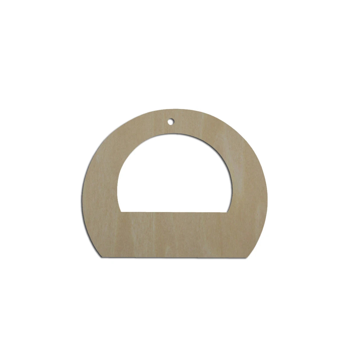 10pcs Laser Cut Unfinished Blank Wood Geometric Semicircle Cutout Shape Half Circle Earring Pendant Jewelry Charm Finding
