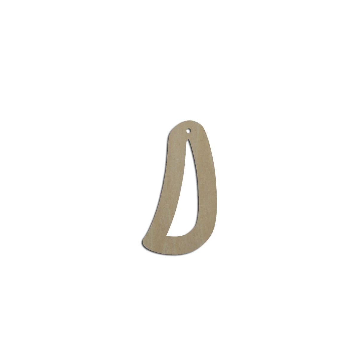 10pcs  Unfinished Blank Wood Geometric Hollow Teardrop Anomaly Cutout Shape Earring Pendant Jewelry Charm Finding