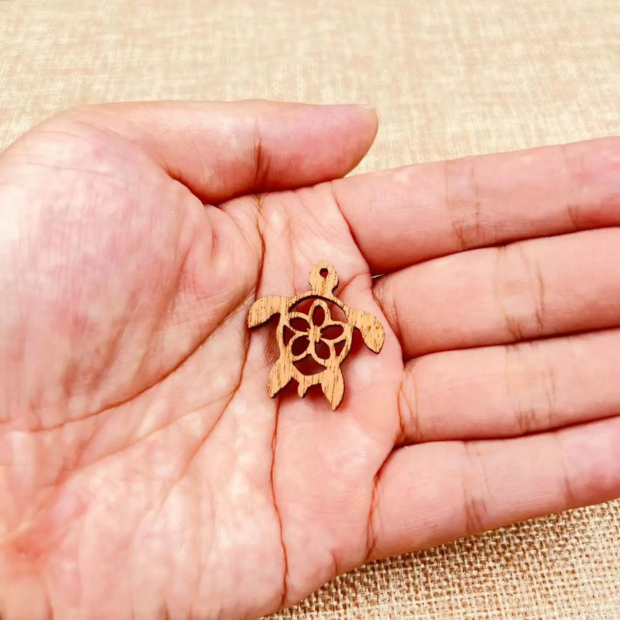 6pcs Unfinished Wooden Ocean Beach Sea Turtle Tortoise Charms Earring Pendants For Jewelry Making DIY Handmade Crafte