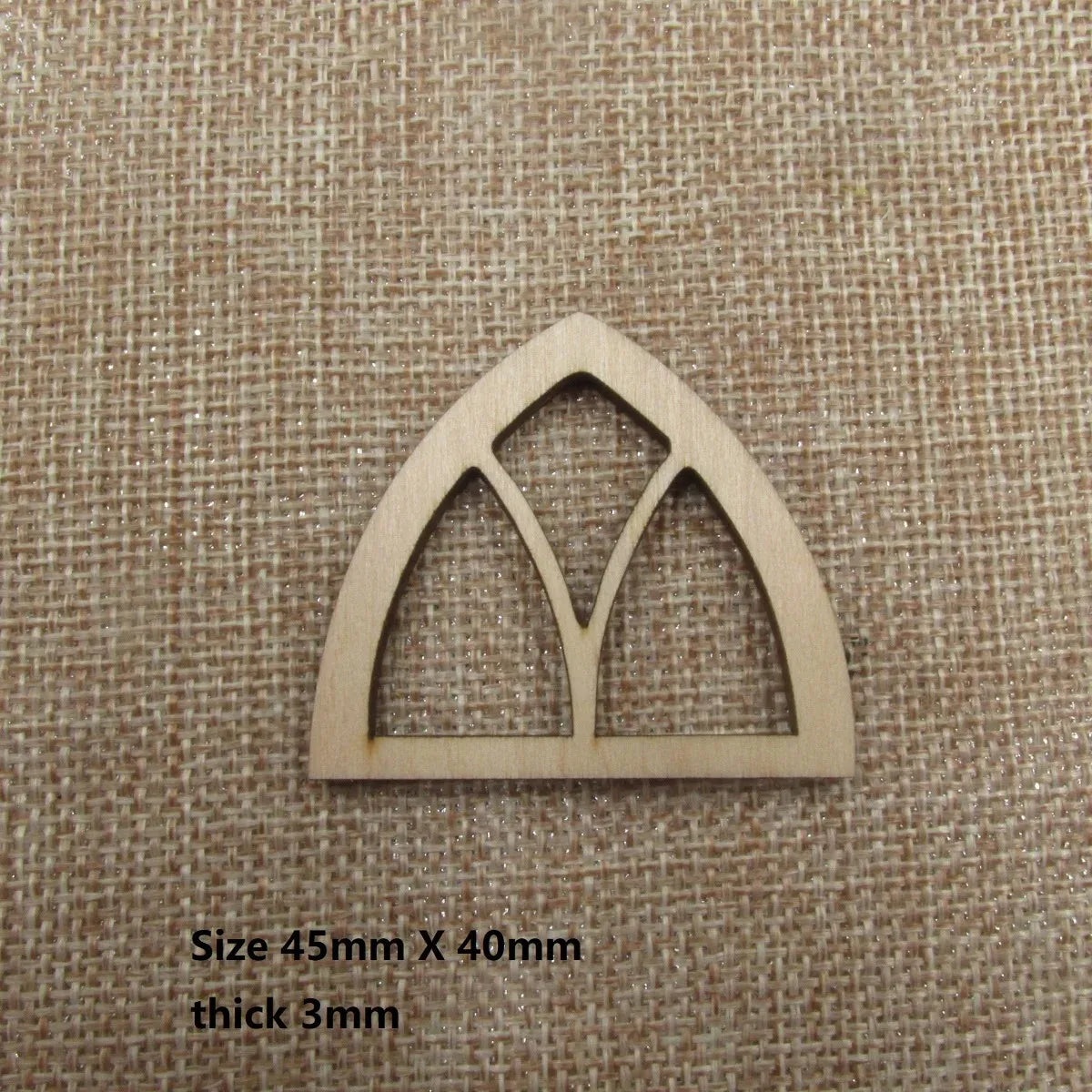 10pcs Unfinished Blank Squares Window with Shutters, Wood Dollhouse, Fairy Garden, Church Diorama, Bird Doll House Crafts, 10Pcs