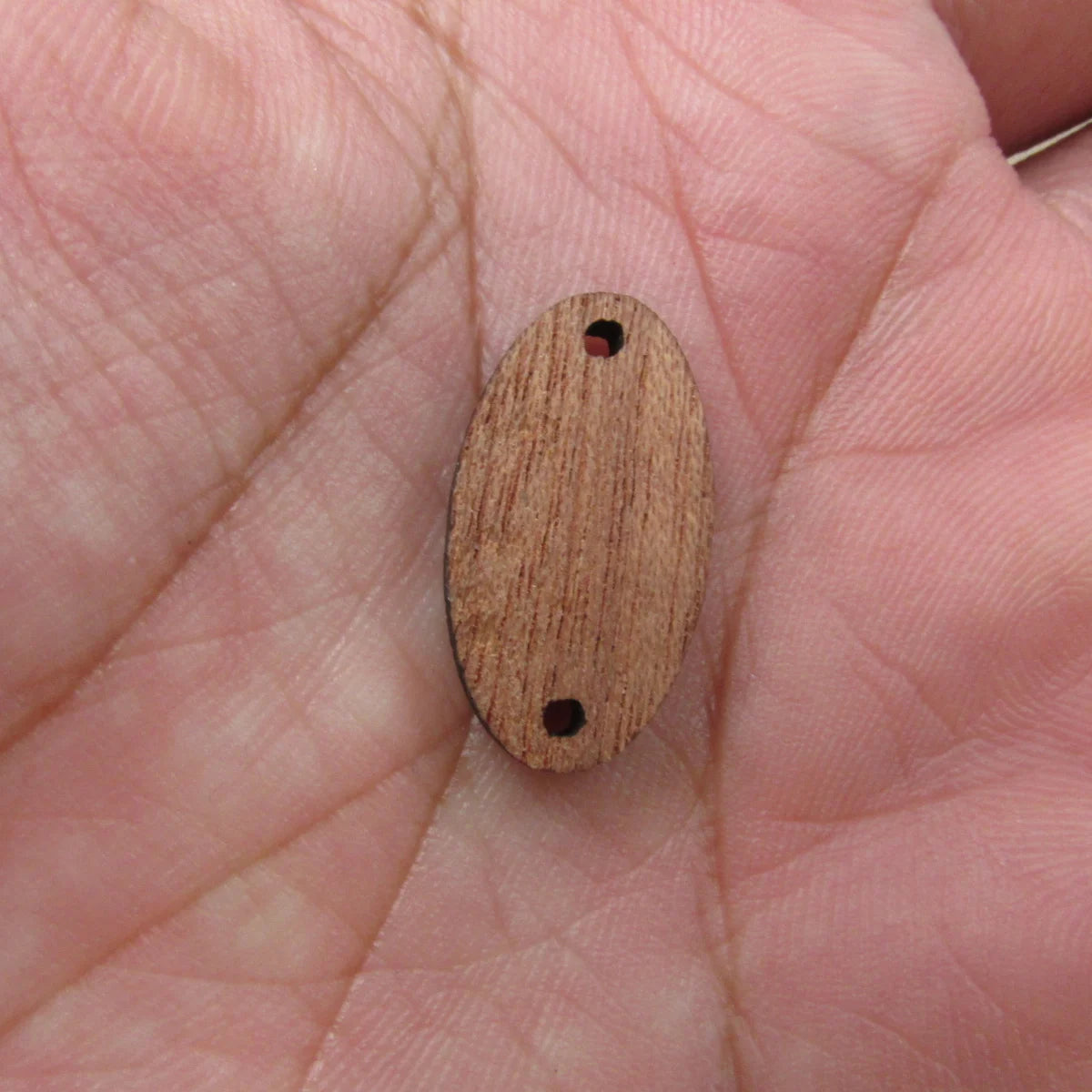 6 Pcs Unfinished Blank Wooden Oval Rectangle Olive Shape Cutout Wood Connector For Necklace Earring Pendant  DIY Making Jewelry