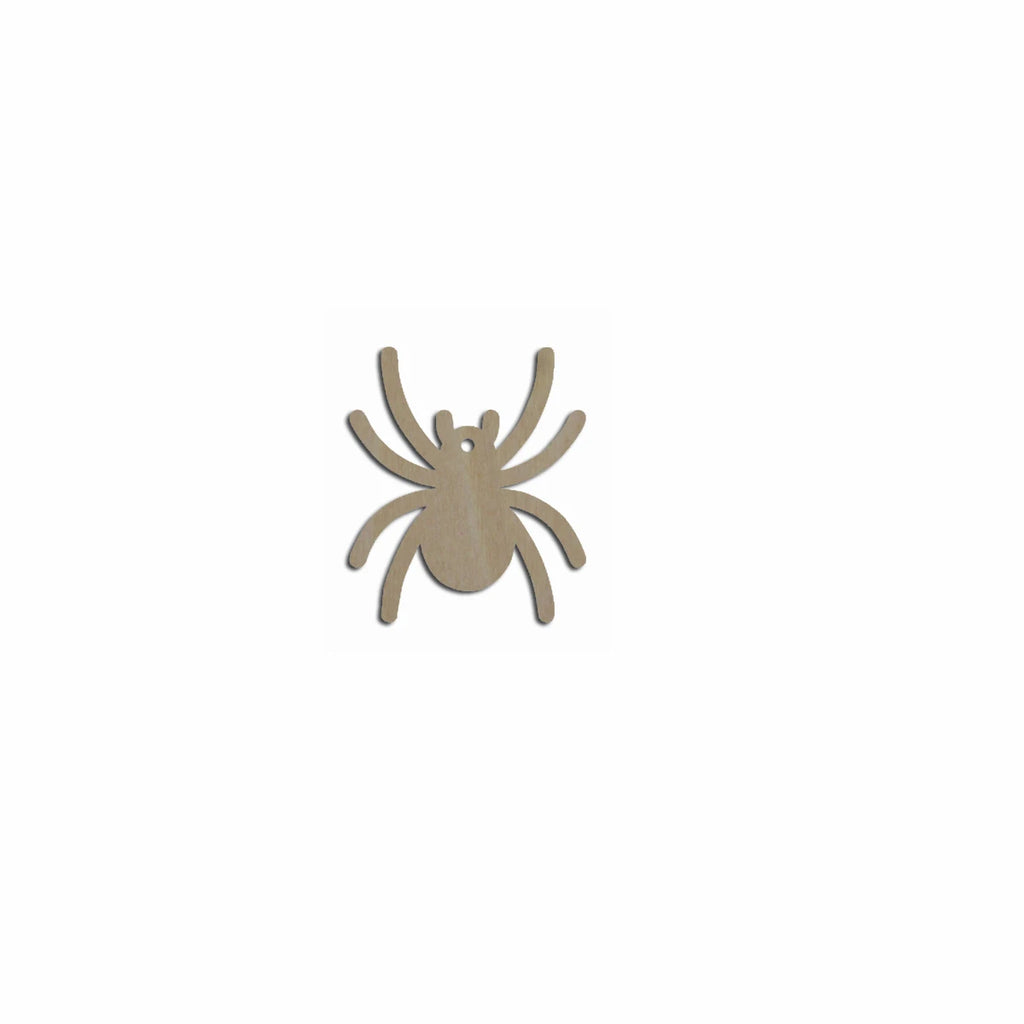 10pcs Bulk Unfinished Wooden Blank Holiday Halloween Spider And Web Cutout Shape For Spooky Horror Theme Earring