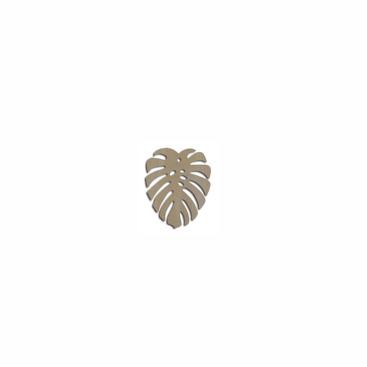 10pcs Unfinished Blank Wood Monstera Leaf Charm Bracelet Pendant Cutout Shape For Women  Jewelry Earring Finding