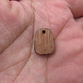 6 Pcs Unfinished Blank Wooden Trapezoid Wood Shape Cutout Necklace Earring Pendant Connector For  DIY Making Jewelry