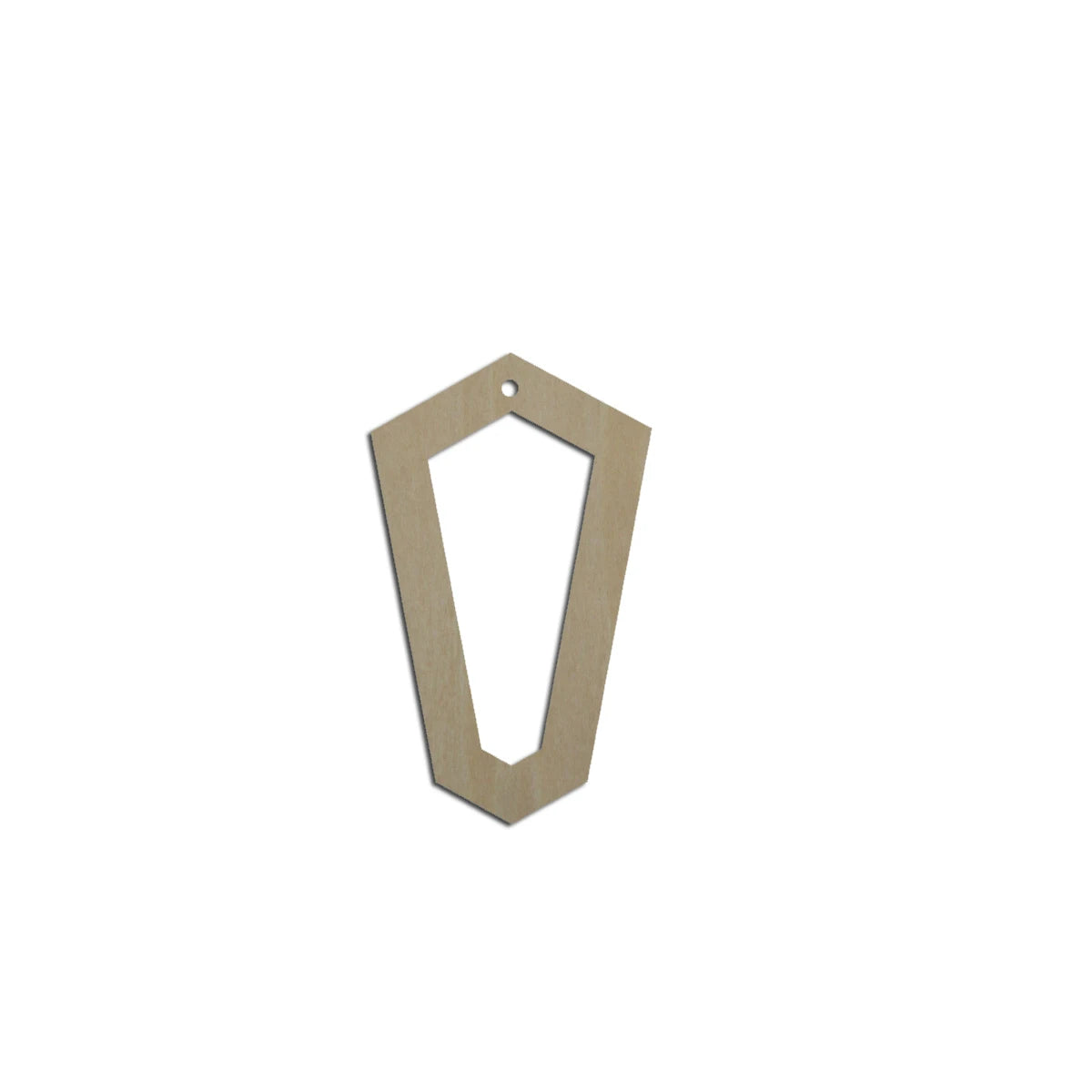 10pcs Laser Cut Unfinished Blank Wood Geometric Hollow Anomaly Cutout Shape Earring Pendant Jewelry Charm Finding