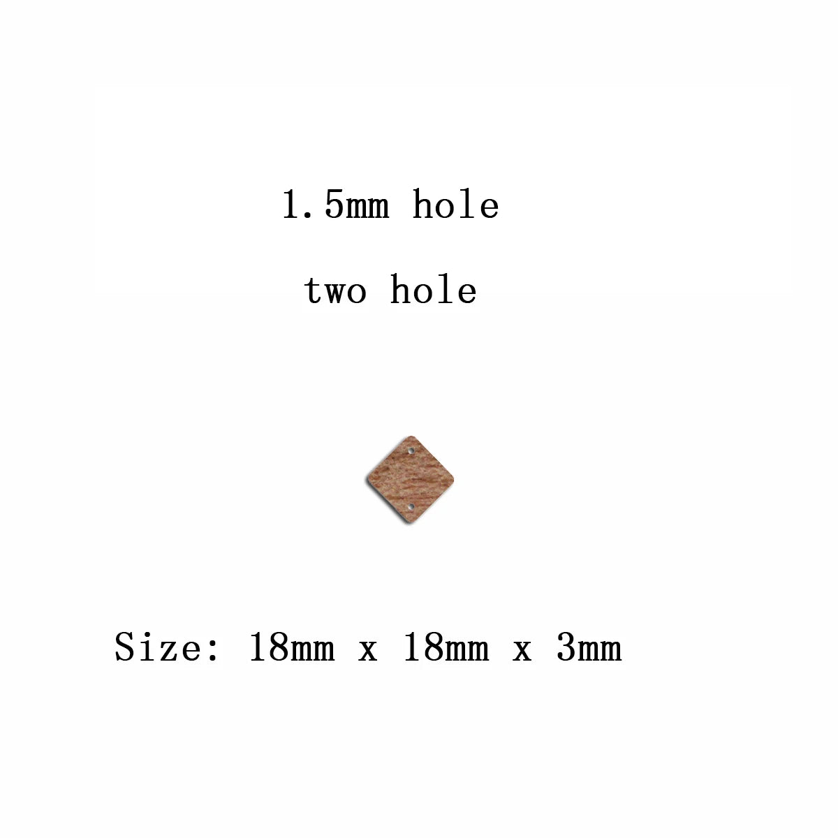 6pcs Unfinished Blank Wooden Geometric Diamond Shape Earring Connector Pendant for Women Female Jewelry Making DIY Crafting