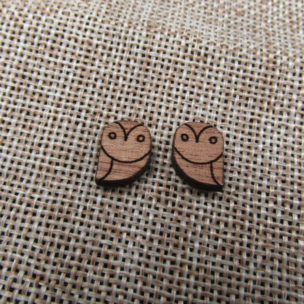 Laser Engraved Unfinished Wood Owl Bird Cabochon Charms Perfect For DIY Craft  Earring Stud  Jewerly Accessory
